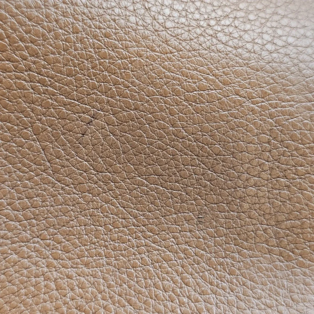 Michael Kors Fulton Crossbody Bag Pebbled Leather Luggage Tan Gold Hardware